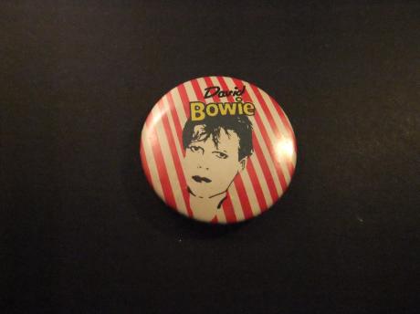 David Bowie Britse zanger ( gestreept)